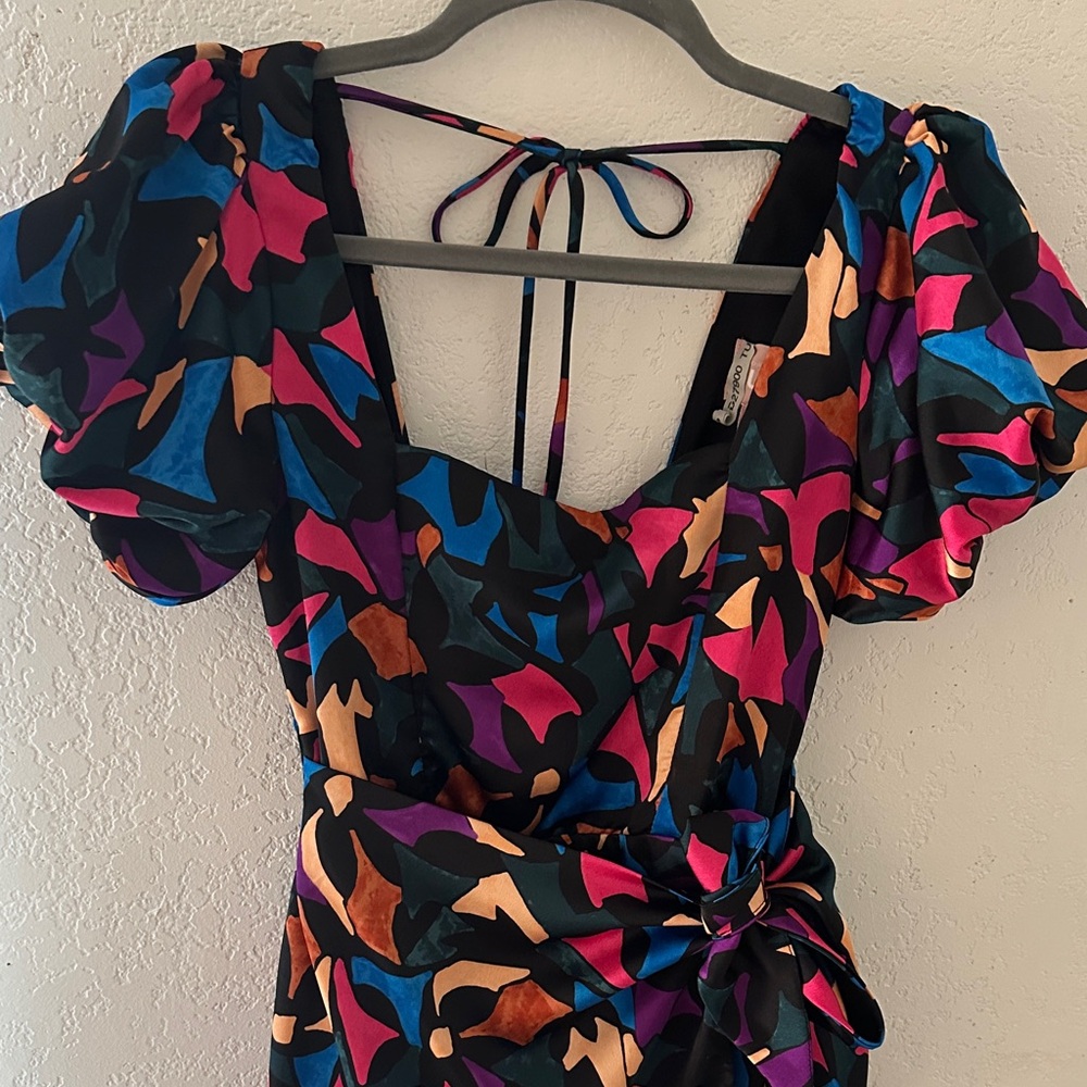 Show Me Your MuMu Vibrant Abstract Mini Dress - Picture 2 of 5